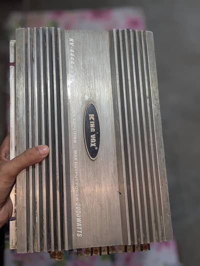 King Vox KV-4444 4/3/2 Channel Car Amplifier - Used