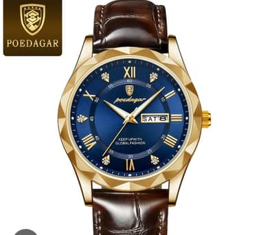 POEDAGAR Luxury Business Man Wristwatch