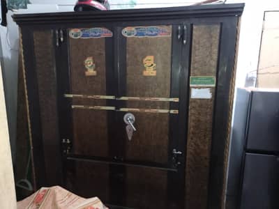 Metal storage cupboard | height 6'10", length 5'10"