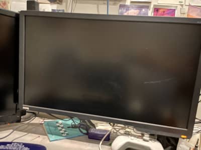 BenQ 144Hz Gaming Monitor, barely visible scratch