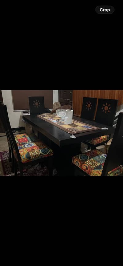 6 seater dining table