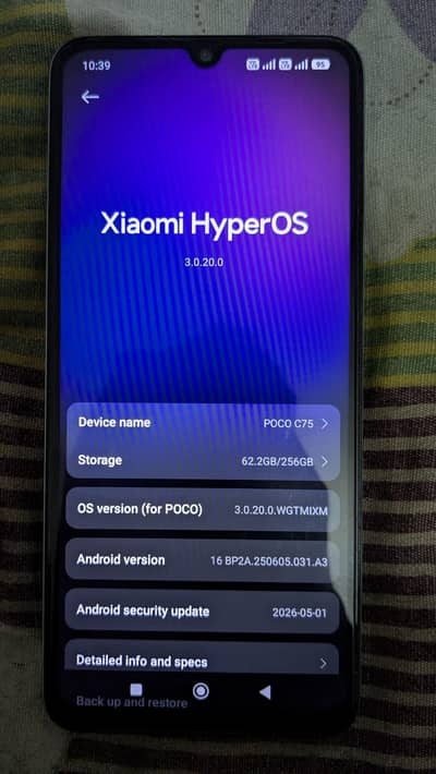 Poco 75 good condition official pta approved 8 256