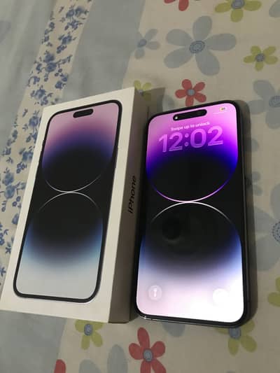 Apple iPhone 14 Pro Max with Box NonPta Factory Unlock (256)gb