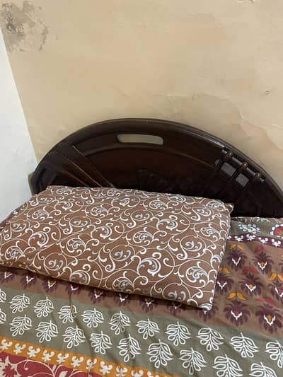 Pure taali wood 2 single beds with mattress