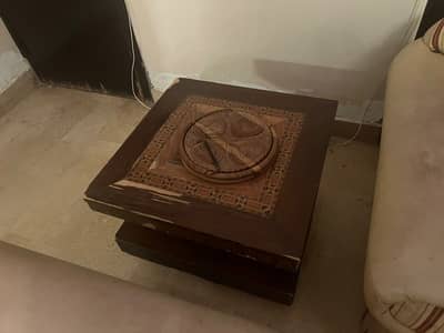 5 seater sofa set including side tables and centre tables for sale