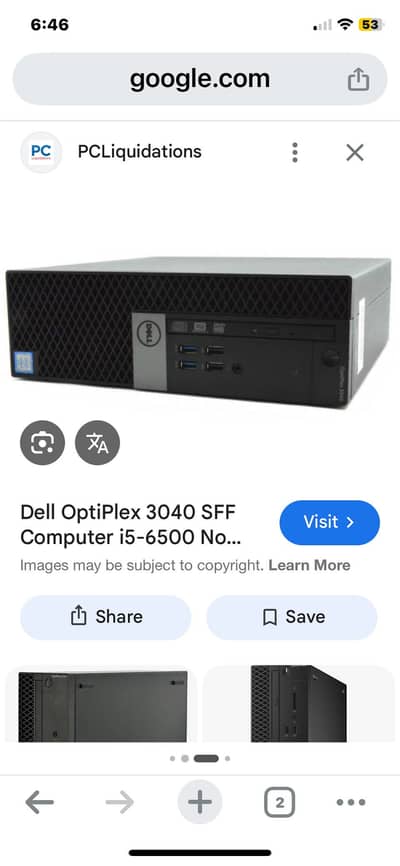 Dell optiplex 3040 core i5 6th gen read add