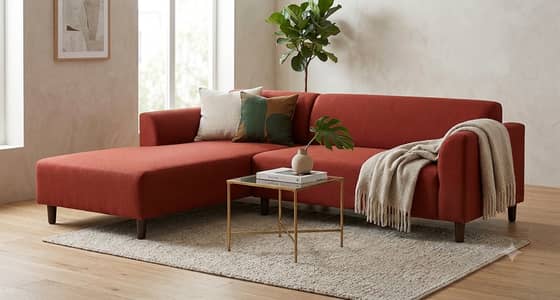L shape sofa (osborne). 10/10