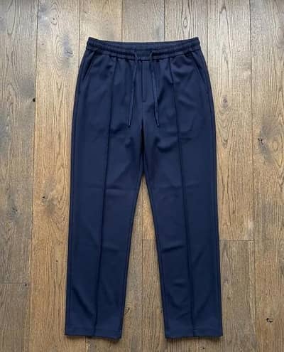 men navy blue trouser