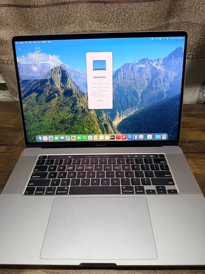 MacBook Pro 16 inch 2019 Core i9 32gb RAM