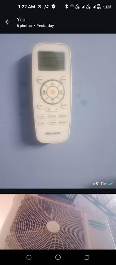 hisense  Ac  likr new 2025 model 1lac 5000