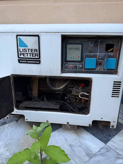 Lister petter 4.5kVa silent generator non working faulty for sale