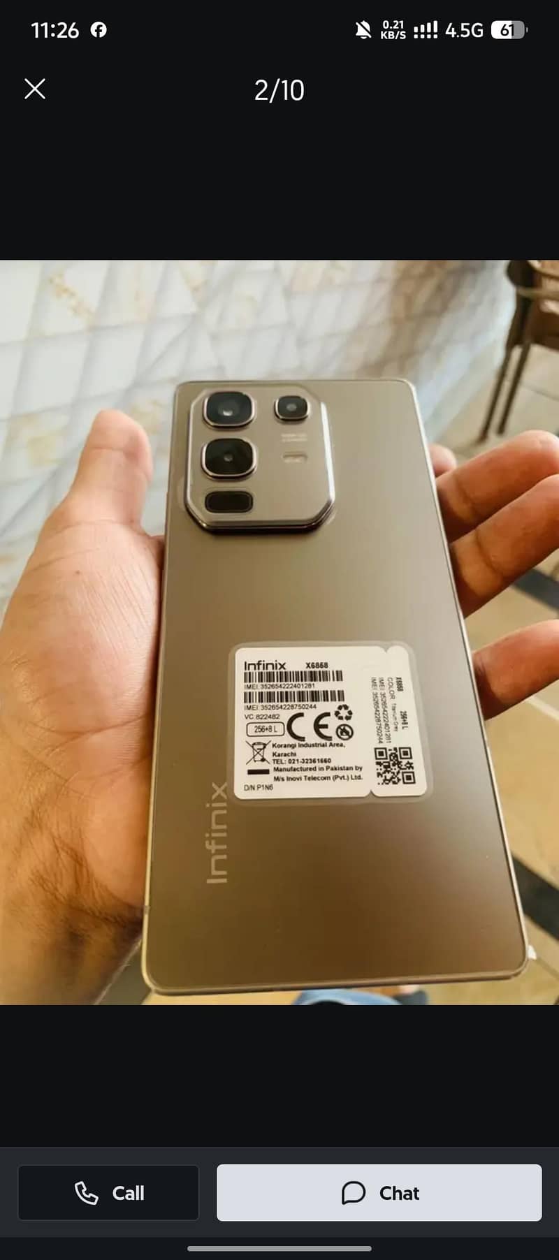 infinx note 50 5