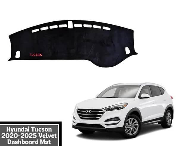 Hyundai Tucson 2020-2024 Dashboard Velvet Matt Premium Quality Non Slip Material