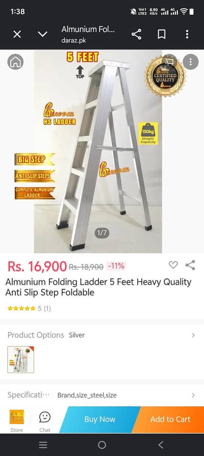 aluminium ladder