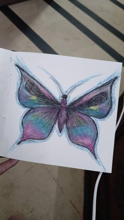 Oil pastel drawing