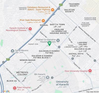 2 Bed DD Flat for Sale Al Haseeb Tower, Kaneez Fatima Block 4