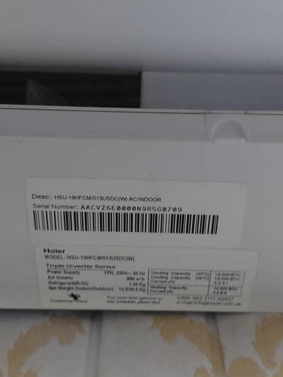 Haier DC Inverter 1.5 ton