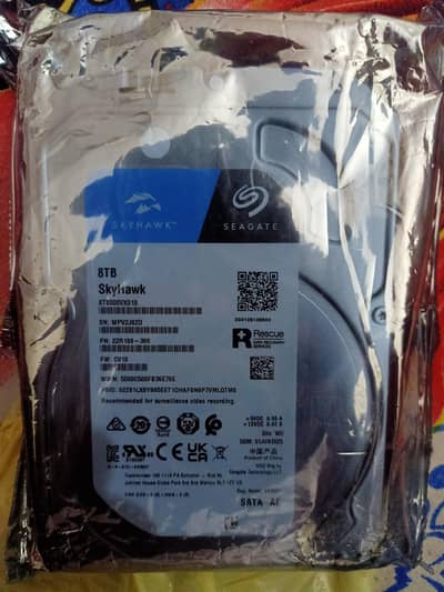 8 TB pin pack Seagate hard disk without warranty
