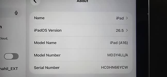 ipad A16 ( 128 ) GB