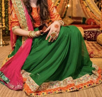 lehnga choli in new condition for sale