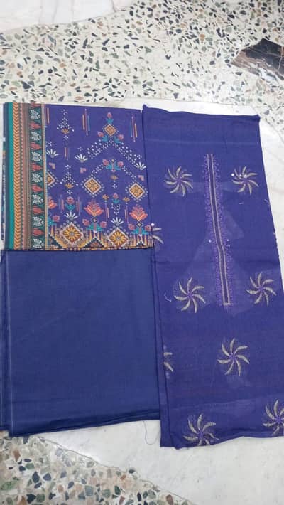 three piece lown cotton 2000 with delivery