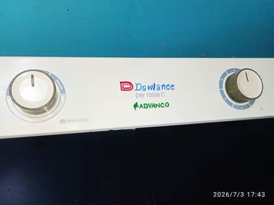 Dawlance jumbo washing machine twin tub model num DW 10500C ADVANCO