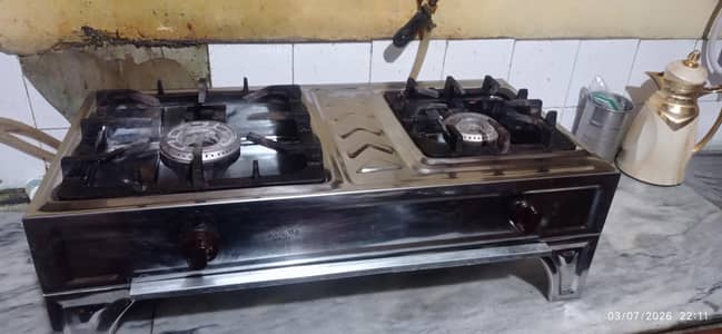 PARCO Double Burner Gas Stove