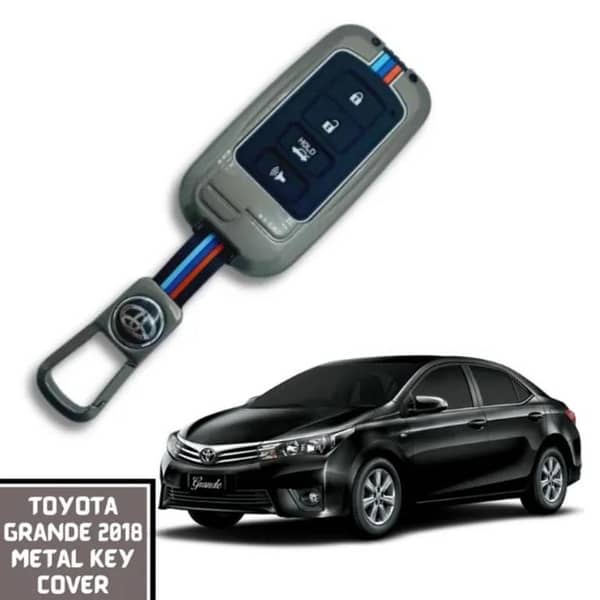 Toyota Corolla Grandy 2018-2023 Model Premium Quality Metal Key Remote Cover