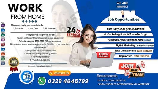 We offer online jobs, data entry jobs, and form filling jobs -