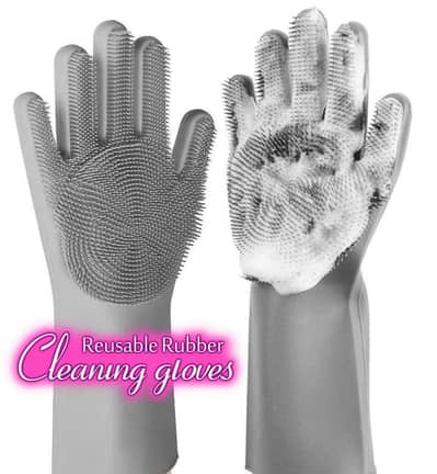 Reuseable cleaning gloves