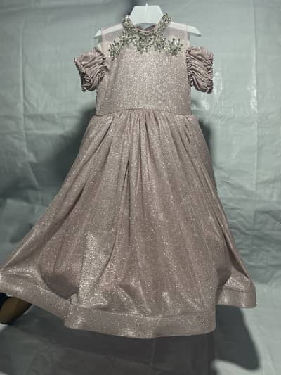 Glitter Ball Gown Frock for Girls