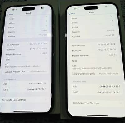 Iphone 14 pro max Non PTA-LLA
