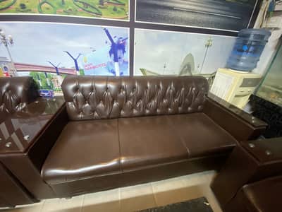 Office sofa forsale brown