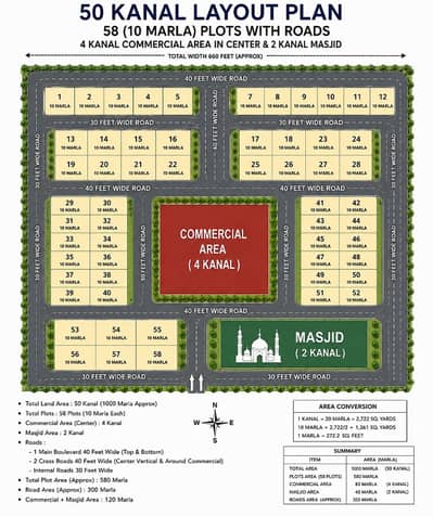 Sector E-14 10 marla Plot for sale