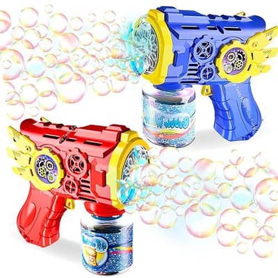 3) Bubble Gun Toy (Kids Bubble Blaster)