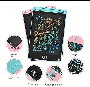 4) LCD Writing Tablet 8.5 Inch