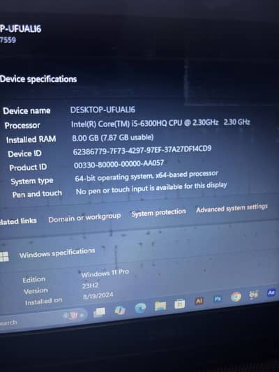 Dell inspiron 7559, i5 6th gen, Gaming laptop