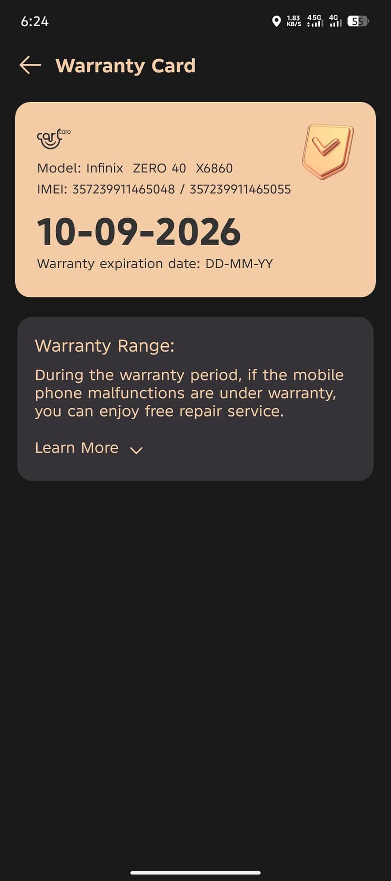 Infinix Zero 40 7