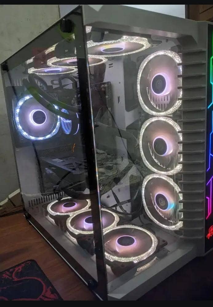 gaming PC with liquid cool aio for processor 0