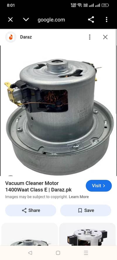 Kenwood ka vecume cleaner ki moter