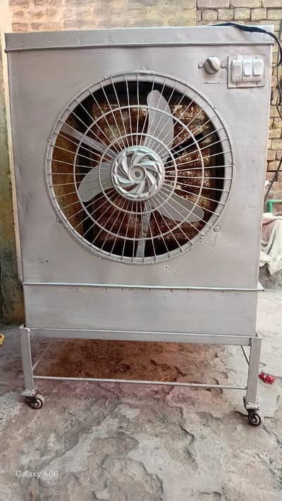 12v Pure steel Air cooler with iron stand