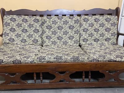 Wooden Sofa set with cushions