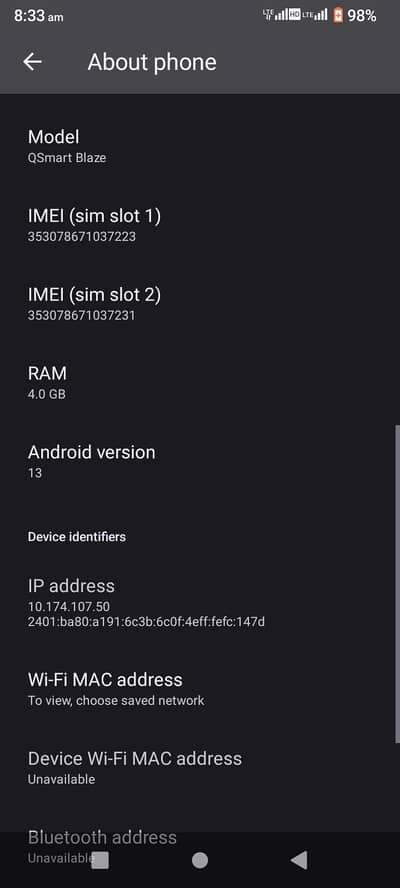 QMobile QSmart Blaze