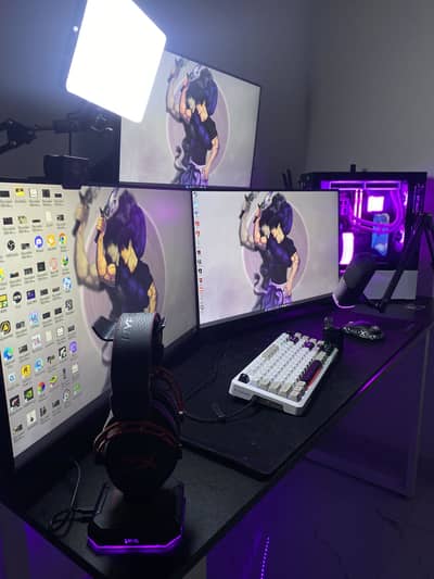 Gaming setup whole shown in picture