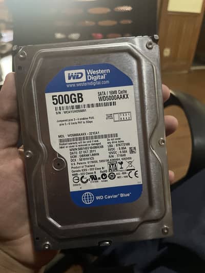 WD Blue 500gb Hard disk fir conputer