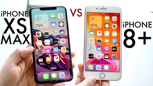 Apple iPhone XS Max and IPhone 8 Plus