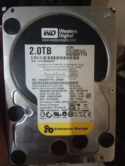 Western Digital 2TB & Seagate 1TB Hard Drive CheapRate