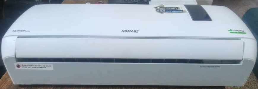 Homage inverter AC 1 ton working condition