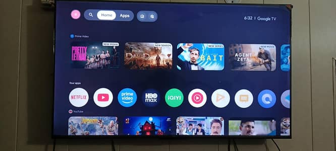 Tcl Qled 2k smart tv with 1 dot