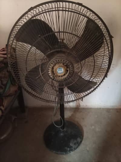 Electric stand fan